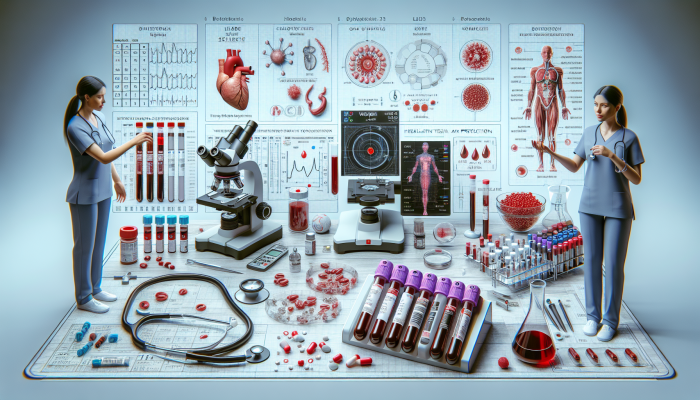 Well-Person Blood Test in Weybridge: A medical setup in Weybridge analyzing blood samples for health evaluation and prevention.